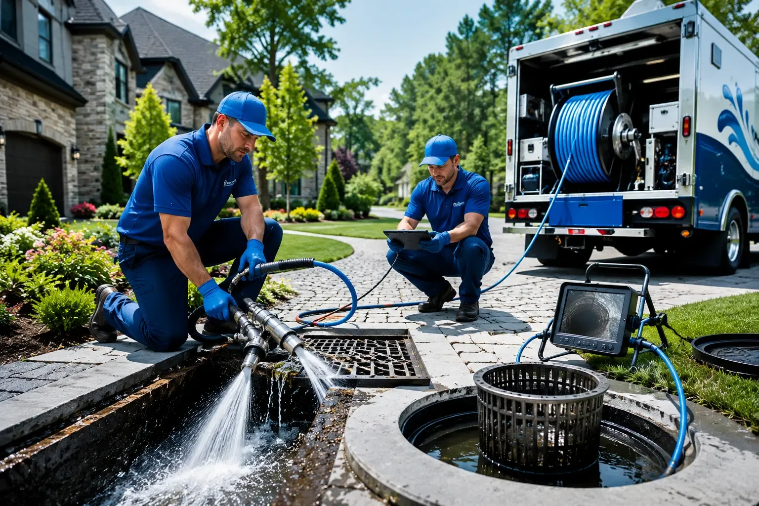 Local outdoor drain cleaning professionals in Hollandale, WI